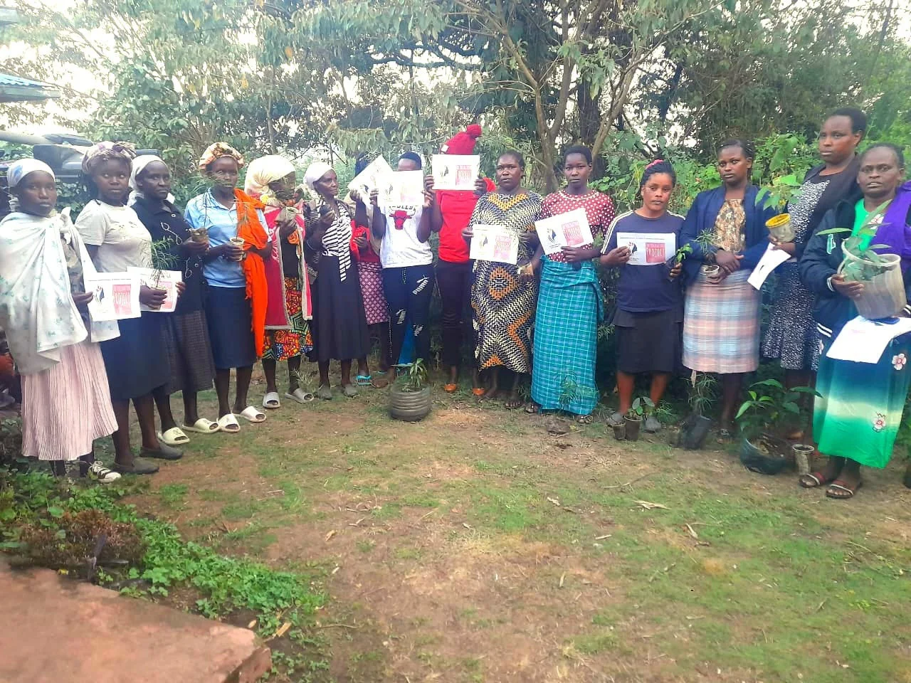 A group taking part in Safina’s community activities